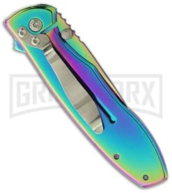 Boker Magnum Rainbow II Spectrum Folding Knife - Spectrum Serr 5 Boker Magnum Rainbow II Spectrum Folding Knife - Spectrum Serr -Boker Shop boker magnum 01ya107 back large