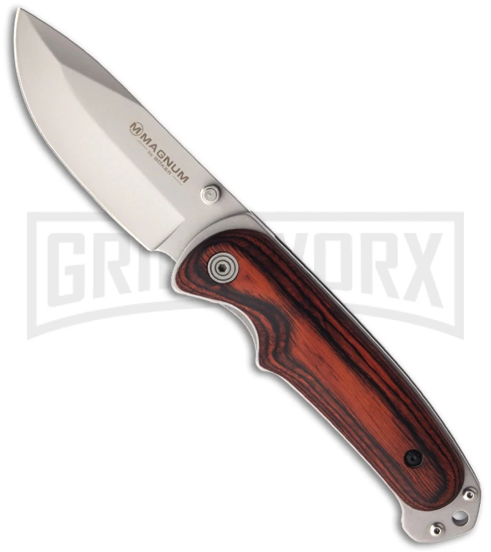 Boker Magnum Bush Companion Folding Knife - Bead Blast 3 Boker Magnum Bush Companion Folding Knife - Bead Blast