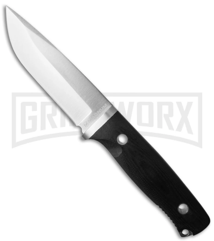 Boker Magnum Dayhike Fixed Blade Knife - Satin Plain 3 Boker Magnum Dayhike Fixed Blade Knife - Satin Plain