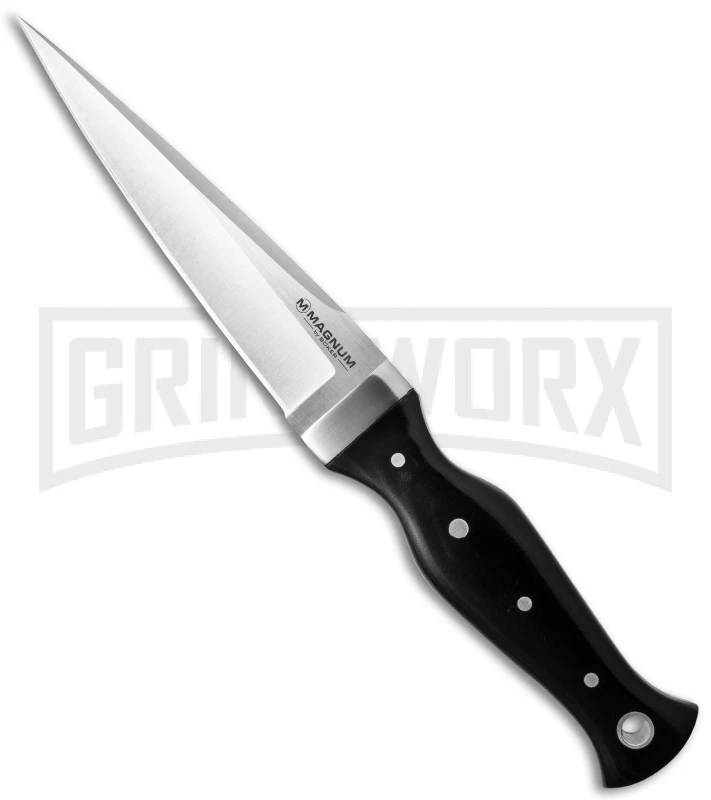 Boker Magnum Sghian Dubh Fixed Blade Knife - Satin Plain 3 Boker Magnum Sghian Dubh Fixed Blade Knife - Satin Plain