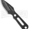Boker Magnum Lil Friend Arrowhead Fixed Blade Knife - Black Plain -Boker Shop boker magnum 02sc754 large