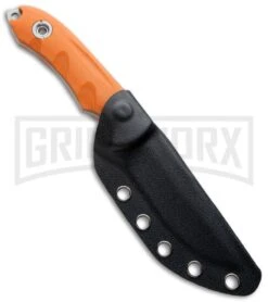 Boker Magnum Orange Outdoor Knife - Bead Blast Plain -Boker Shop boker magnum 02ya123 sheath large