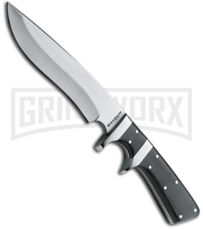 Boker Magnum Backcountry Subhilt Fixed Blade Knife - Satin Plain 3 Boker Magnum Backcountry Subhilt Fixed Blade Knife - Satin Plain