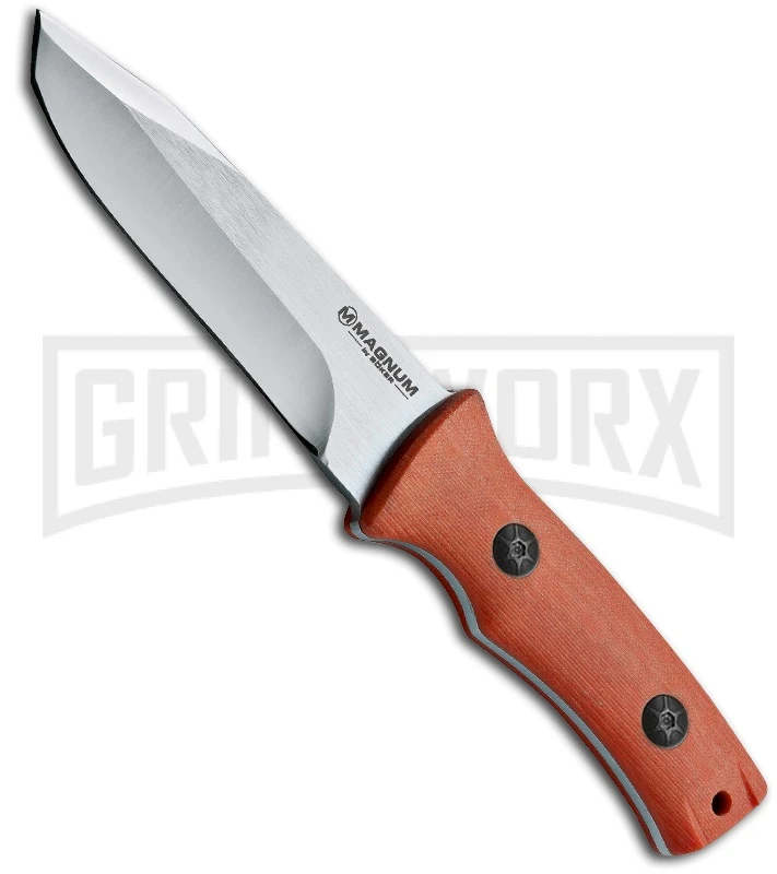 Boker Magnum Bush Buddy Fixed Blade Knife - Satin Plain 3 Boker Magnum Bush Buddy Fixed Blade Knife - Satin Plain