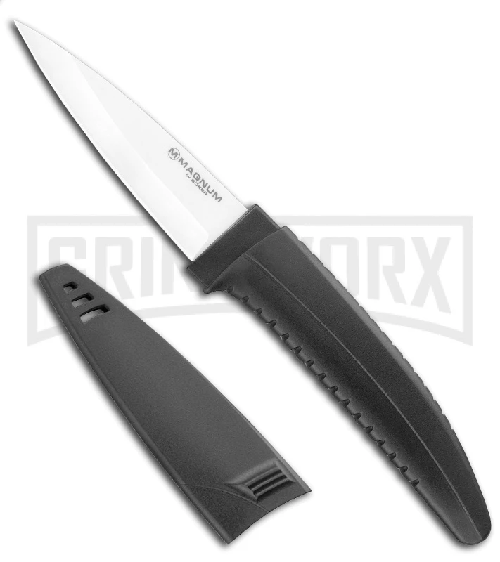 Boker Magnum Ceramic Backpack Ceramic Fixed Blade Knife - Ceramic Plain 3 Boker Magnum Ceramic Backpack Ceramic Fixed Blade Knife - Ceramic Plain