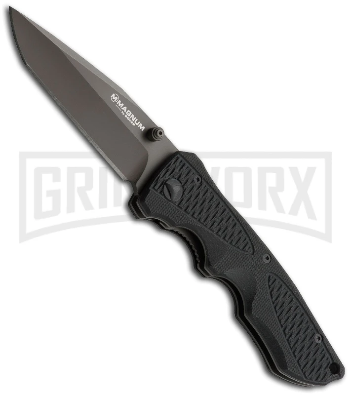 Boker Magnum CPO Folding Knife - Gray Plain 3 Boker Magnum CPO Folding Knife - Gray Plain