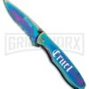 Boker Magnum Cruel Girl Spectrum Folding Knife - Spectrum Serr 2 Boker Magnum Cruel Girl Spectrum Folding Knife - Spectrum Serr -Boker Shop boker magnum cruel girl fl spectrum BP 30178 jr large
