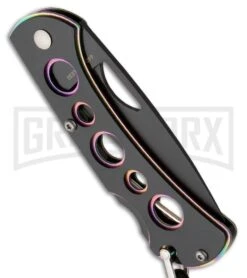 Boker Magnum Dark Rainbow Folding Knife - Black Plain 5 Boker Magnum Dark Rainbow Folding Knife - Black Plain -Boker Shop boker magnum dark rainbow 01sc014 side large