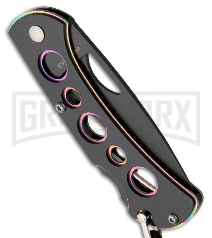 Boker Magnum Dark Rainbow Folding Knife - Black Plain 4 Boker Magnum Dark Rainbow Folding Knife - Black Plain - Image 2