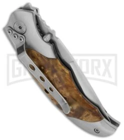 Boker Magnum Hawk Folding Knife - Satin Plain 5 Boker Magnum Hawk Folding Knife - Satin Plain -Boker Shop boker magnum hawk 01mb042 side large