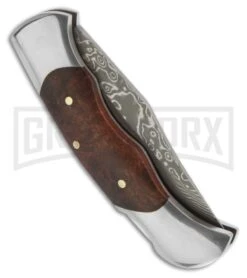 Boker Magnum Lady Folding Knife - Damascus Plain 5 Boker Magnum Lady Folding Knife - Damascus Plain -Boker Shop boker magnum lady damascus 01mb788dam side large