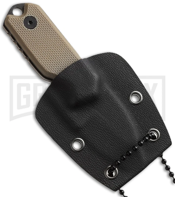 Boker Magnum02SC743 Lil Friend Micro Neck Knife - Black Plain 4 Boker Magnum02SC743 Lil Friend Micro Neck Knife - Black Plain - Image 2