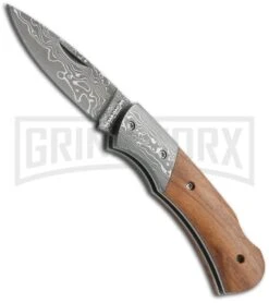 Boker Magnum Mistress Folding Knife - Damascus Plain