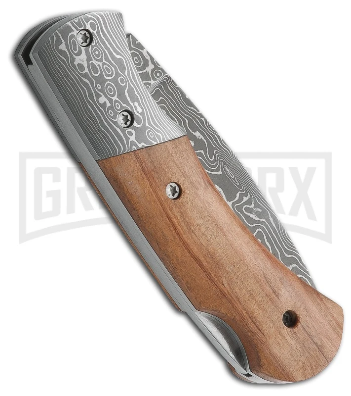 Boker Magnum Mistress Folding Knife - Damascus Plain 4 Boker Magnum Mistress Folding Knife - Damascus Plain - Image 2