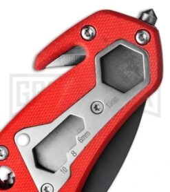 Boker Magnum Firefighter Folding Knife - Gray Plain -Boker Shop boker magnum oisc172 detail large