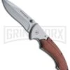 Boker Magnum Padauk Folding Knife - Satin Plain -Boker Shop boker magnum padauk 01ya017 large