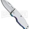 Boker Magnum Slim Rainbow Folding Knife - Satin Plain -Boker Shop boker magnum slim rainbow 01mb120 large