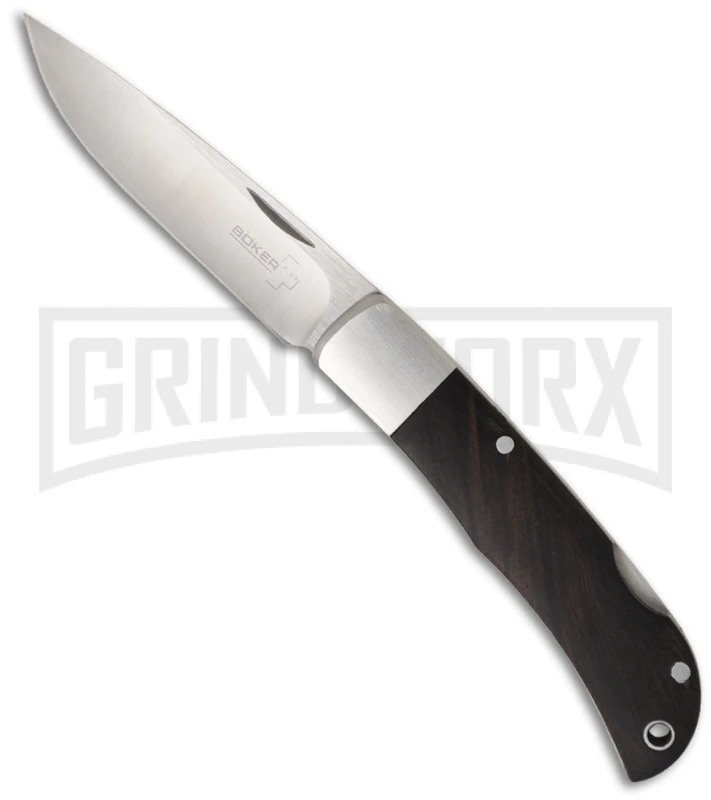 Boker Plus Elegance Lockback Folding Knife - Satin Plain 3 Boker Plus Elegance Lockback Folding Knife - Satin Plain