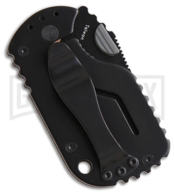 Boker Plus Subcom F Compact Gray Folding Knife - Black Serr 4 Boker Plus Subcom F Compact Gray Folding Knife - Black Serr - Image 2