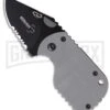 Boker Plus Subcom F Compact Gray Folding Knife - Black Serr -Boker Shop boker plus 01bo589camo large 1