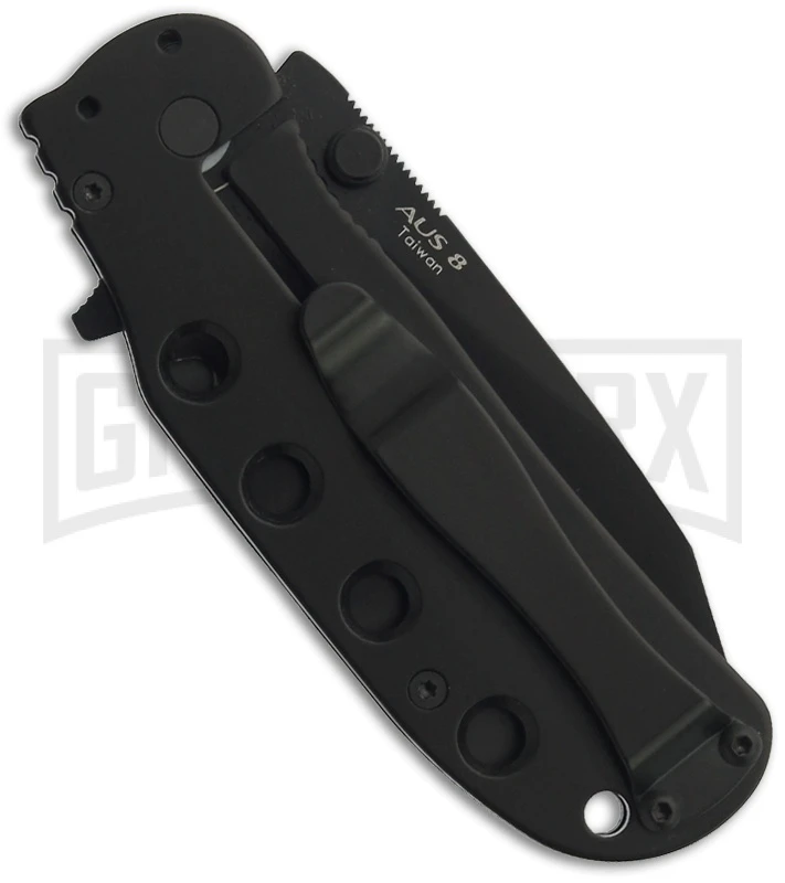 Boker Plus CLB Trance Black Folding Knife - Black Serr 4 Boker Plus CLB Trance Black Folding Knife - Black Serr - Image 2