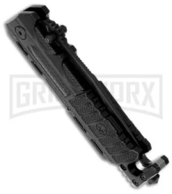 Boker Plus Kalashnikov Black Folding Knife - Black Serr Tanto 8 Boker Plus Kalashnikov Black Folding Knife - Black Serr Tanto -Boker Shop boker plus 01kal12t side large