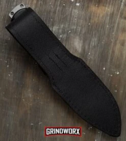 Boker Plus 02BO004 Outdoorsman Fixed Blade Knife - Gray Plain -Boker Shop boker plus 02bo004 cm sheath back large