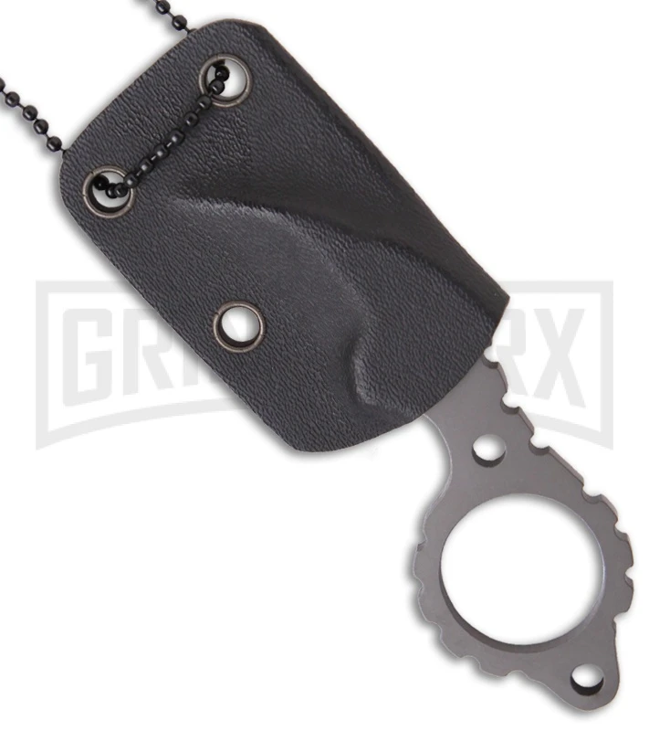 Boker Plus Newton Martin K-Bit Fixed Blade Neck Knife 02BO030 (1.625" Plain) 4 Boker Plus Newton Martin K-Bit Fixed Blade Neck Knife 02BO030 (1.625" Plain) - Image 2