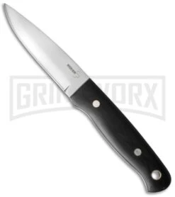 Boker Plus Bushcraft Next Generation Black Micarta Fixed Blade - Satin Plain