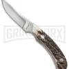 Boker Plus Cowboy Crossdraw Stag Fixed Blade Knife - Polish Plain -Boker Shop boker plus 02bo515 jm large