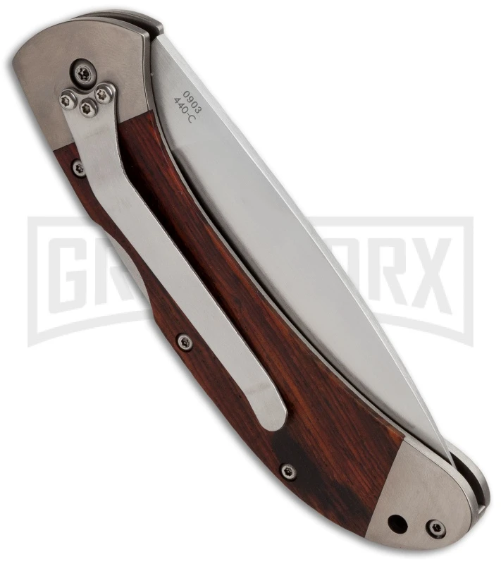 Boker Plus 3000 Lightweight Cocobolo Folding Knife - Satin Plain 4 Boker Plus 3000 Lightweight Cocobolo Folding Knife - Satin Plain - Image 2