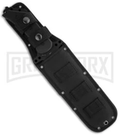 Boker Plus Armed Forces Tactical Fixed Blade Knife - Black Plain -Boker Shop boker plus armed forces 02bo216 sheath large