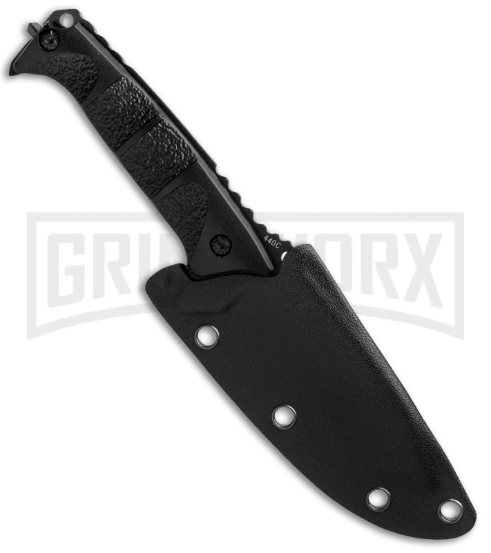 Boker Plus RBB EDC Fixed Blade Knife - Black Plain 4 Boker Plus RBB EDC Fixed Blade Knife - Black Plain - Image 2