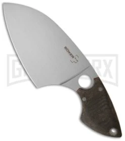 Boker Plus SanYouGo Green Fixed Blade - Satin Plain