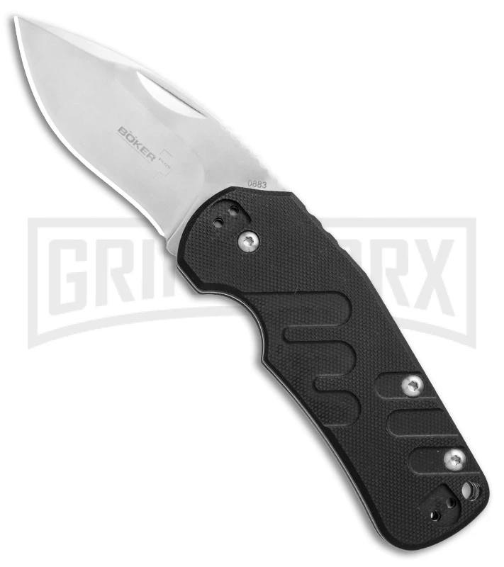 Boker Plus Worldwide Black Zytel Folding Knife - Satin Plain 3 Boker Plus Worldwide Black Zytel Folding Knife - Satin Plain