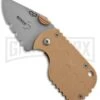 Boker Plus Subcom F Desert Tan Folding Knife - Bead Blast Serr -Boker Shop boker subcom tan bb serr bo 589des large