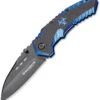 Boker Magnum Cobalt Strike Linerlock A/O Blue Biohazard Folding Knife - M01RY886 -Boker Shop cobalt