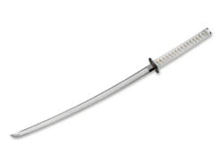 Boker Magnum White Samurai Sword 1045 Plain White Blade 05ZS642